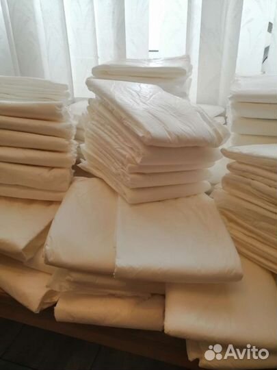 Пеленки одноразовые 60х40, 60х60, 60х90