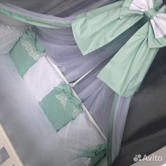 Бортики с балдахином в наличии