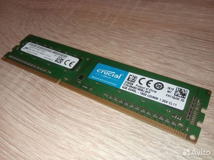 Оперативная память Crucial DDR3 4Gb