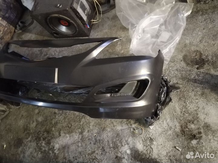 Бампер hyundai solaris 1-й рестайлинг