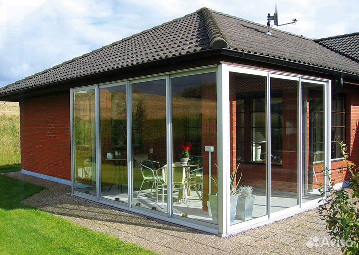 Алюминиевые раздвижные окна на балкон