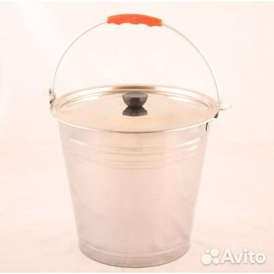Ведро 12,0л с/к нержавейка AST-002-вд-12