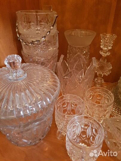 Сервиз хрустальный СССР 66 предметов