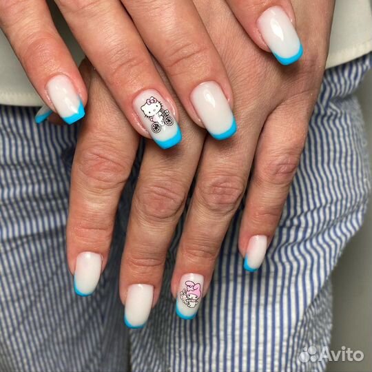 Маникюр наращивание ногтей