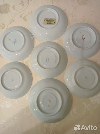Чайные блюдца тарелки