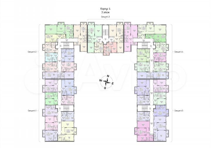 1-к. квартира, 34 м², 3/4 эт.