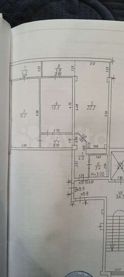 2-к. квартира, 73 м², 3/7 эт.