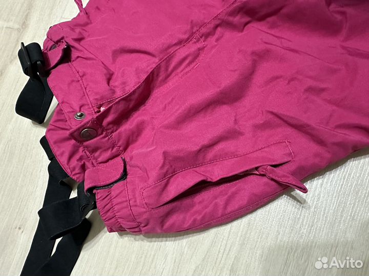 Зимние брюки для девочек, полукомбинезон