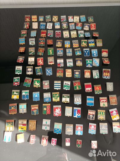 Значки СССР Гербы городов