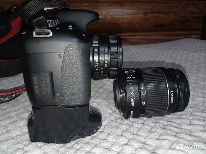 Зеркальный фотоаппарат canon EOS 550D + допы