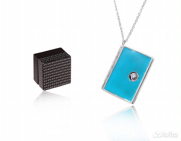 Золотой кулон с эмалью Roberto Coin