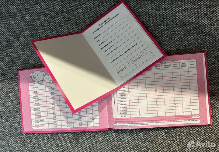 Медицинская карта для девочки