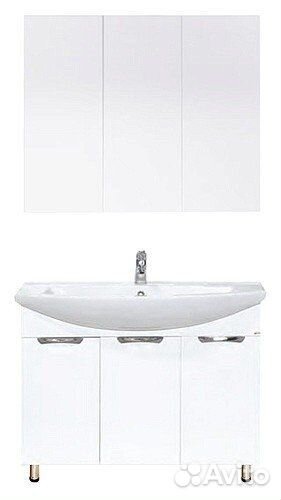 Тумба с раковиной Misty Лаванда Э-Лав01100-011Пр