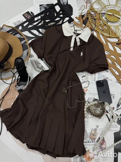 Платье трикотажное поло Polo