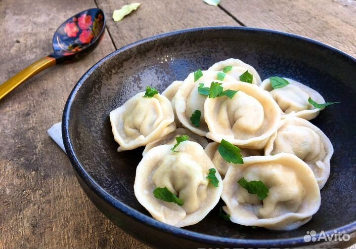 Пельмени, манты, вареники, чебуреки, ручная лепка