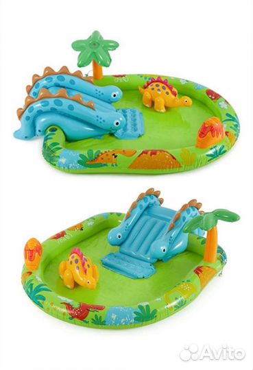 Детский бассейн с горкой