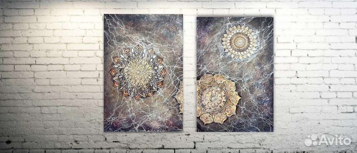 Диптих. Интерерные картины 