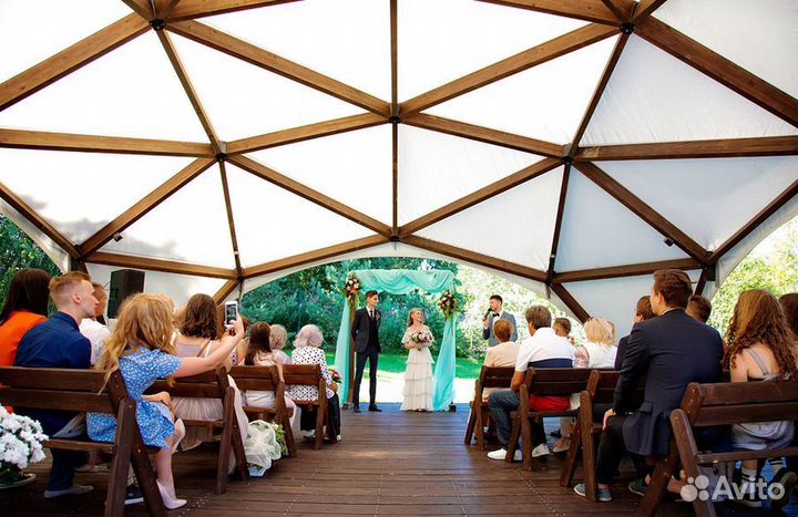 Деревянный шатер