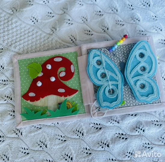 Развивающие игрушки, книга из фетра под заказ