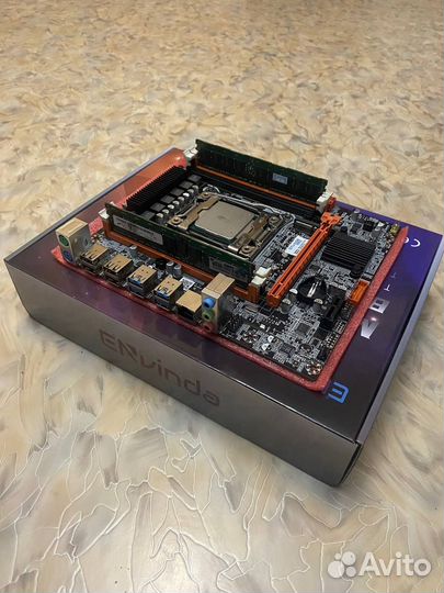 Комплект Intel Xeon E5 2666 v3 X99 DDR3 16gb