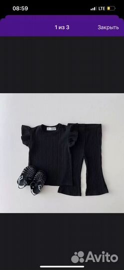 Новый костюм на девочку на лето размер 86