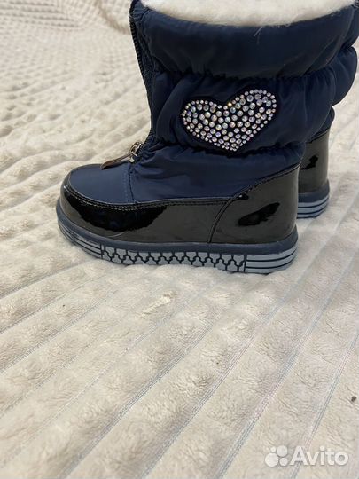 Ботинки зимние для девочки 23 размер