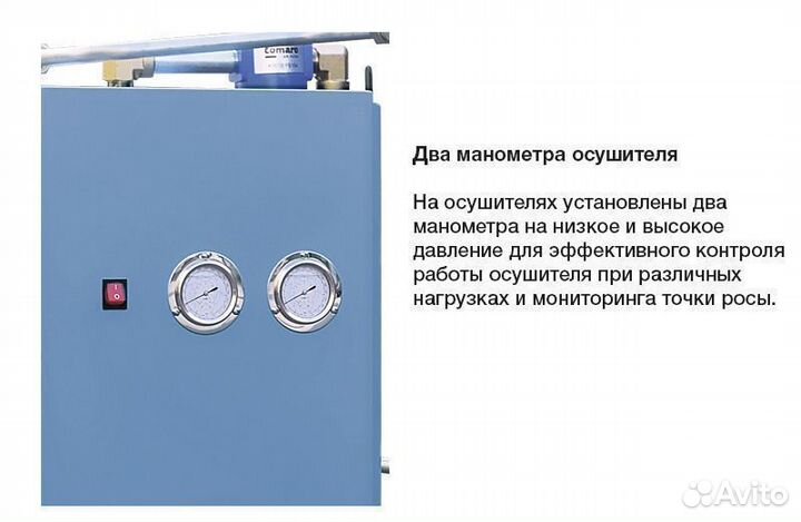 Компрессор 11 кВт винтовой на ресивере