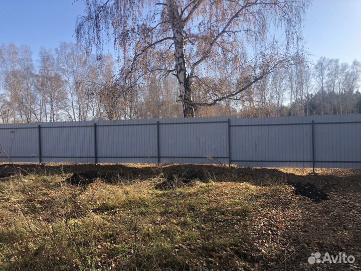 Забор профнастил под ключ со склада