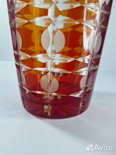 Ваза хрустальная,завод Красный Гигант СССР