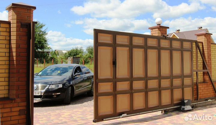 Откатные ворота под ключ
