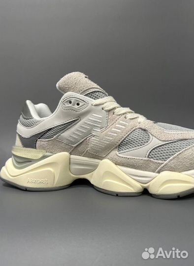 Кроссовки New Balance 9060, Gray Beige Люкс