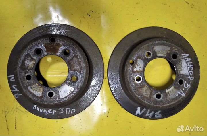 Диски тормозные задние Митсубиси Лансер 10