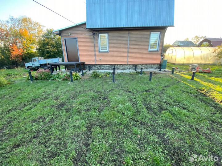 Монтаж винтовых свай под ключ