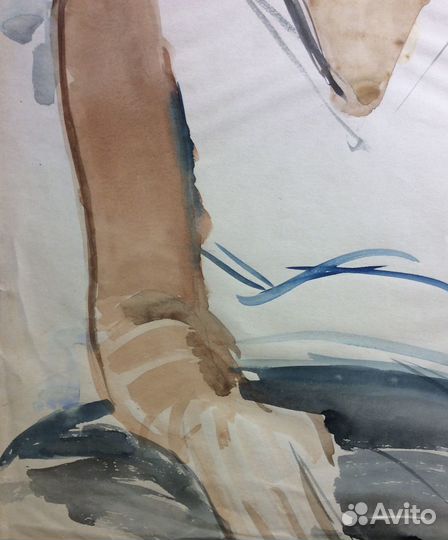 Картина. Работница в красной косынке. Донбасс