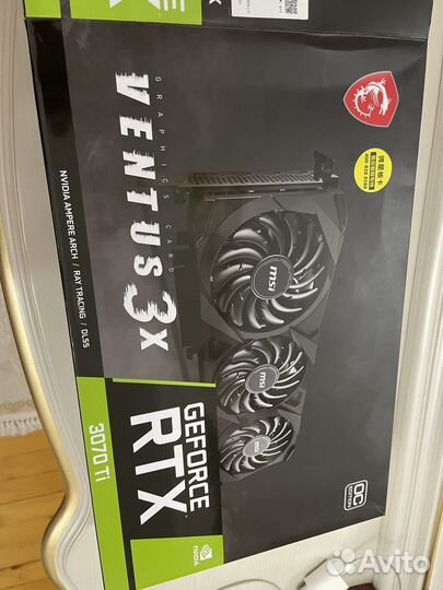 Новая Видеокарта rtx 3070 ti
