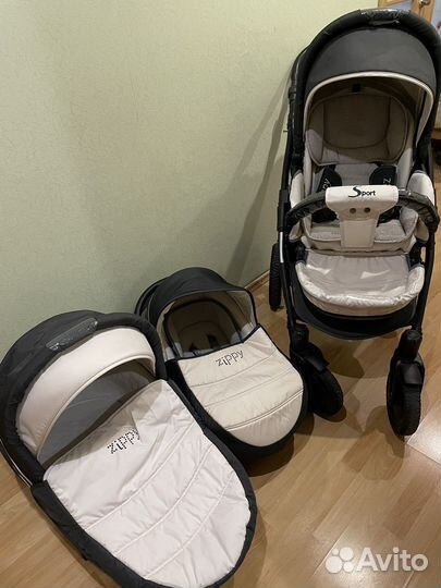 Коляска Zippy tutis Sport 3 в 1