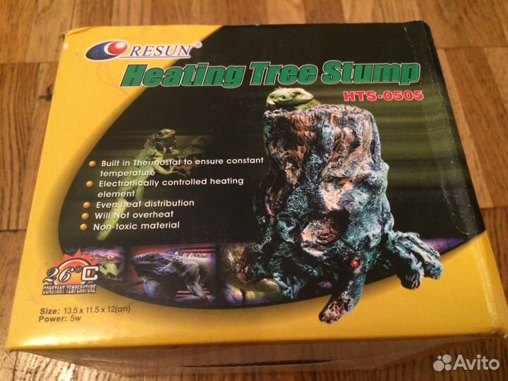 Нагревательный камень resun для террариума