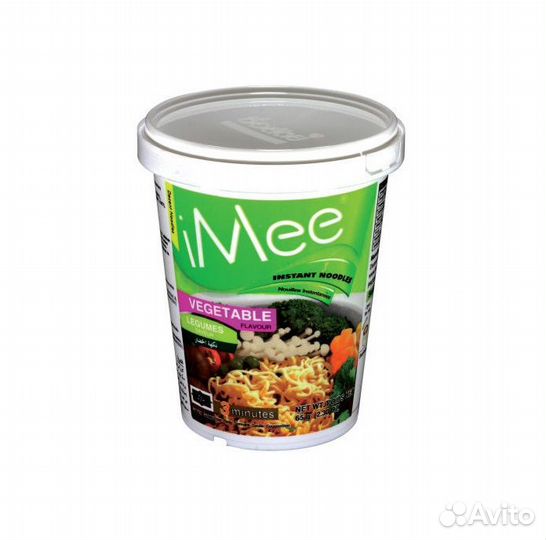Сублимированная лапша iMee со вкусом курицы с зеле