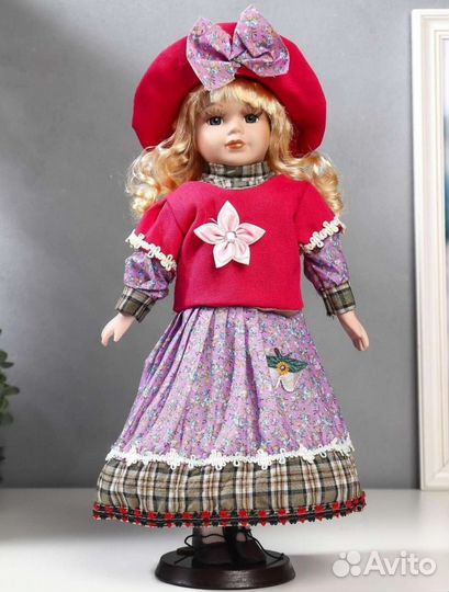 Кукла фарфоровая коллекционная 40 см Новая