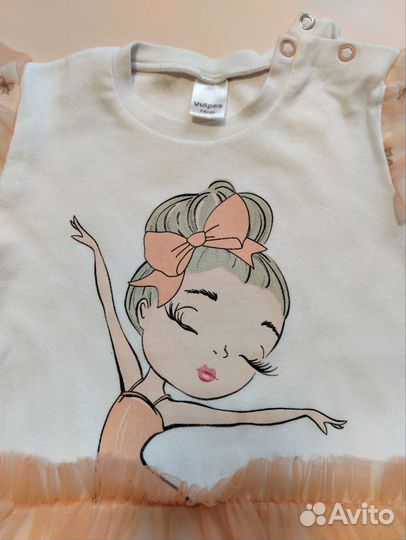 Слип комбинезон для девочки 74