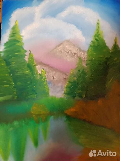 Картина маслом пейзаж