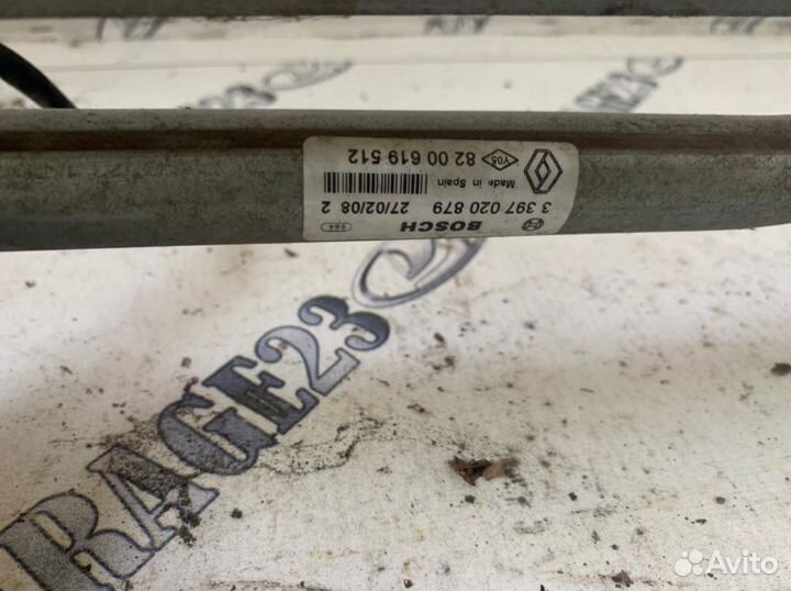 Трапеция дворников renault logan 1