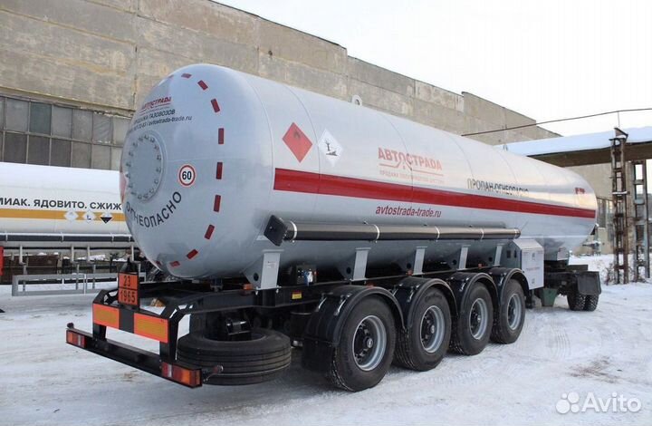 Полуприцеп газовоз GT7 ППЦТ-44, 2023