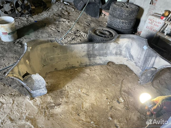 Задний бампер chevrolet aveo т250