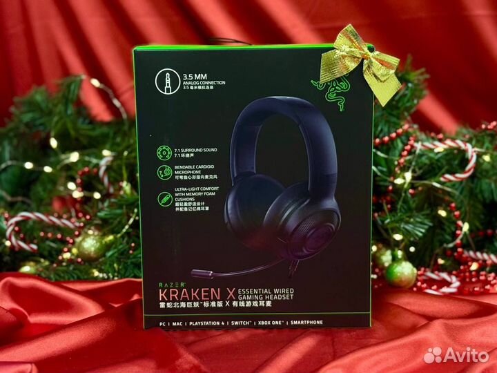 Игровые наушники Razer kraken x