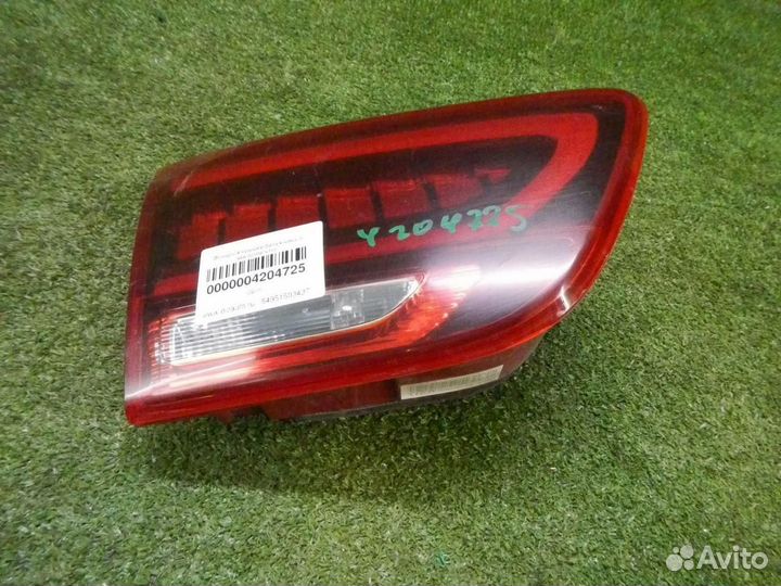 Фонарь левый внутренний Kia Sorento 3 UM Prime (20