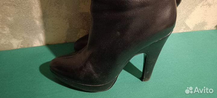 Сапоги женские натуральная кожа 39