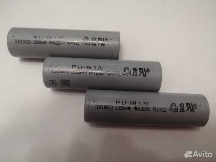 Высокотоковые аккумуляторы 18650 2000mAh