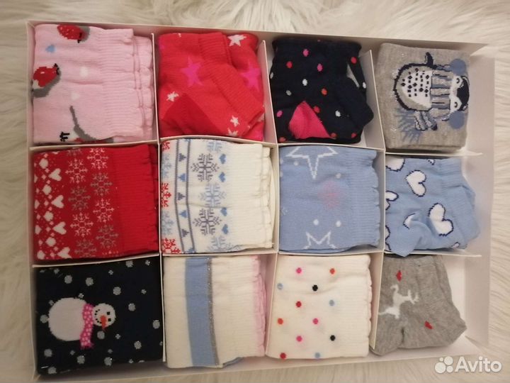 Подарочный набор носочков 12 шт.Boux Avenue 35-39р