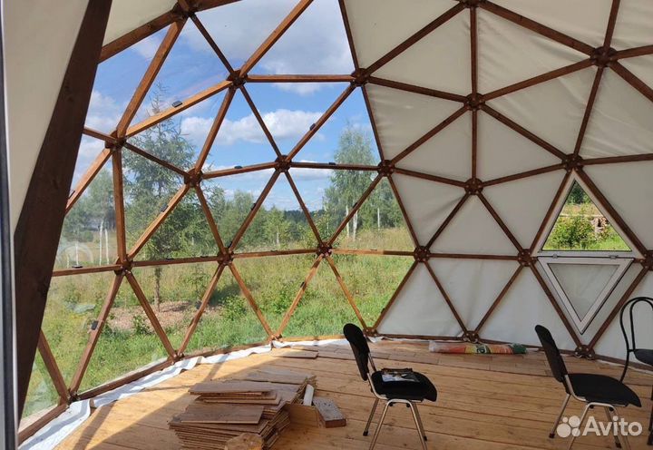 Геокупол геосфера глэмпинг